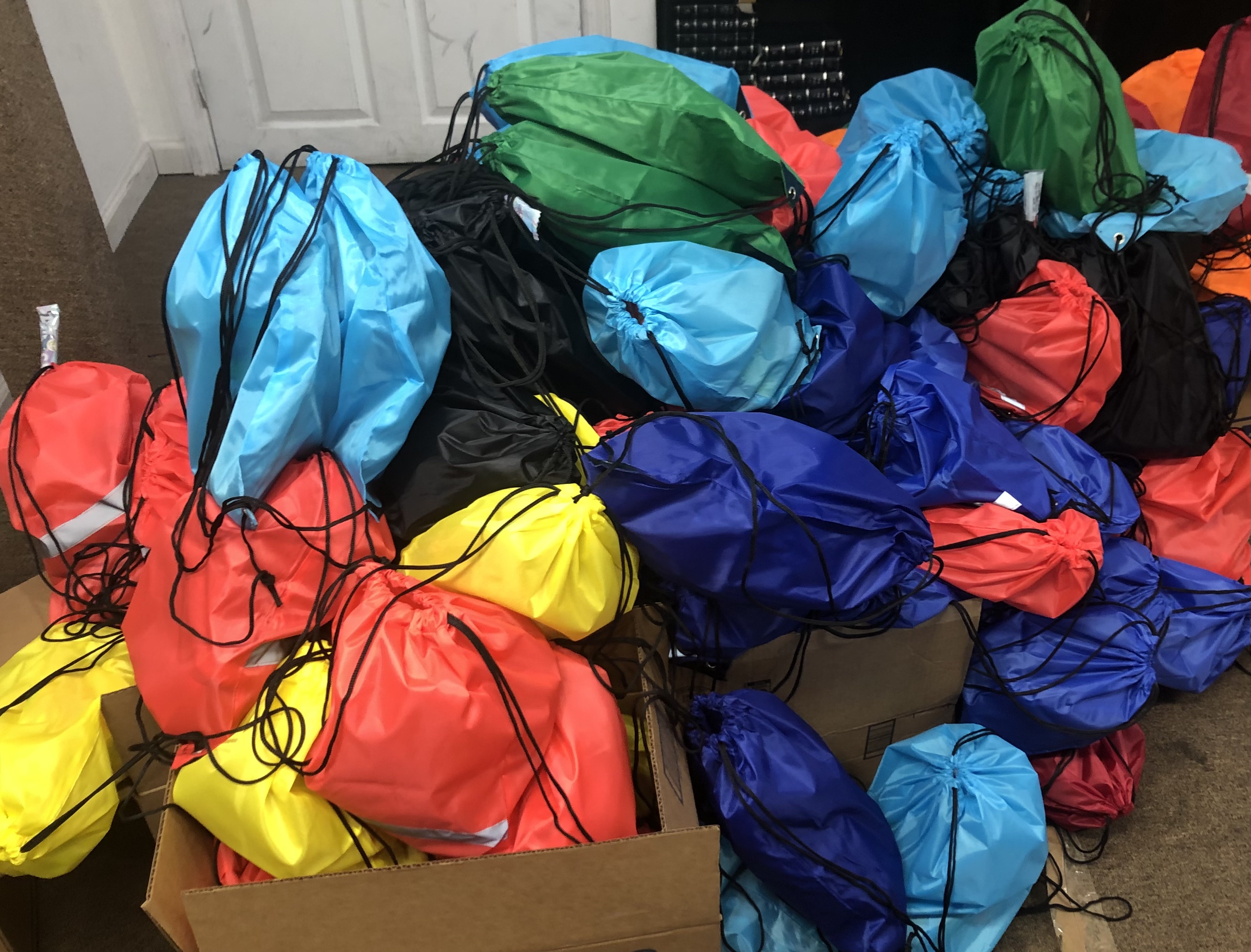 Packed goodie bags